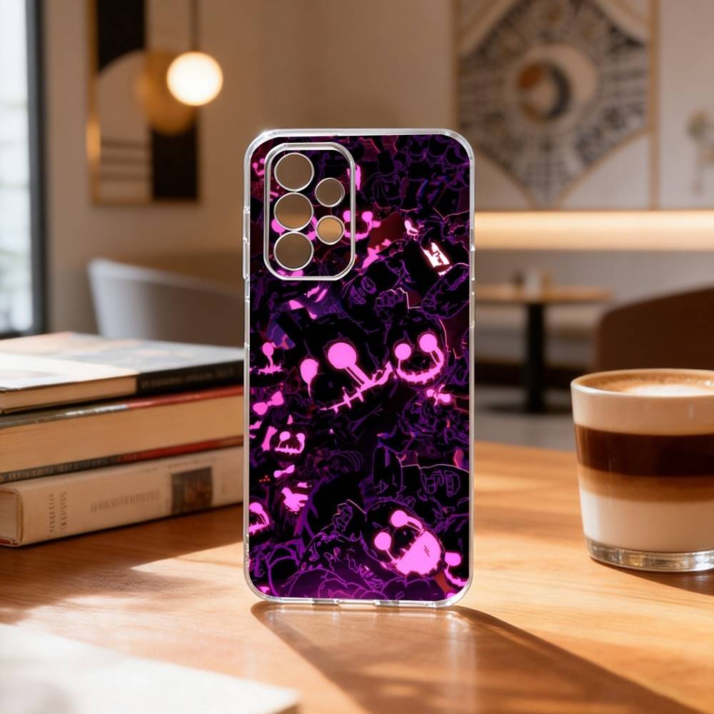 

F-Five N-Nights at Freddy s FNAF Phone Case Transparent Silicone Soft For Samsung S25,S24,S21,S22,S23,S30,Ultra,S20,Plus,Fe Samsung S25ULTRA