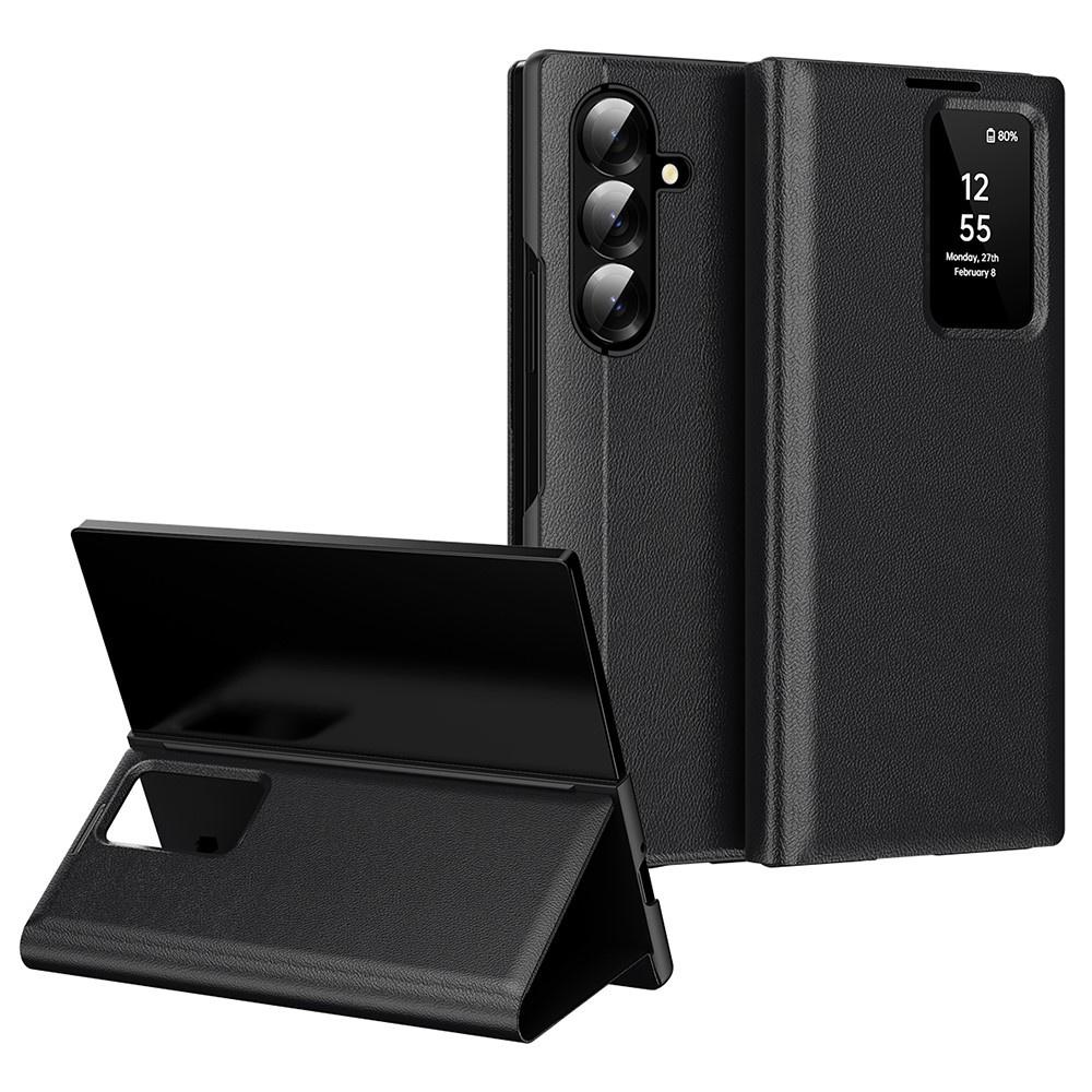 Samsung Galaxy Z Fold7 Smart View Wallet Hülle, Schwarz