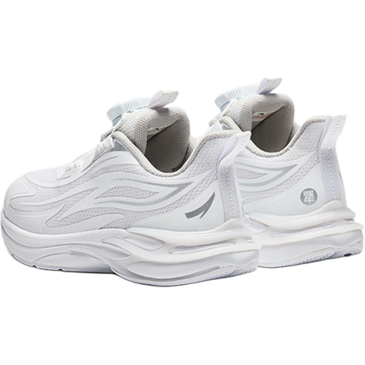Anta Comfortable Trendy Versatile Non-Slip Wear-Resistant Low-Top Kids Running Shoes Kids Sneakers White 332519903S-1