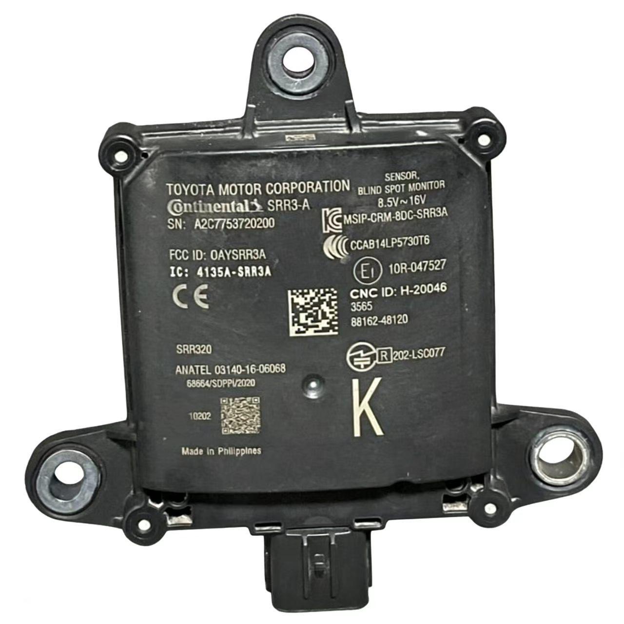 Toyota Lexus 2021-2022 Blind Spot Monitor Sensor (Part: 88162-48120) 88162-48120