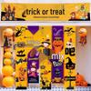 Halloween Förskola Bar Utomhusdekor: Hängande pumlykta & Fotorekvisita-prydnader