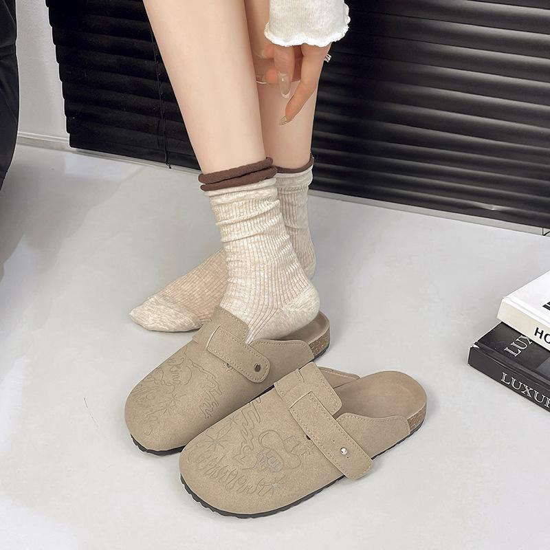 

Размер 35-42, женская обувь больших размеров 41-43 на широкую полную стопу, одинарные туфли, летние сандалии-полушлепки, уличные тапочки 43