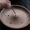 Wooden Incense Burner Compatible with Stick Incense Cone Incense Thread Incense Suitable for Home Yoga Meditation Gift