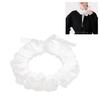 Womens Vintage Renaissances Double Layer Ruffled Lace False Collar Victorian Neck Ruff Shawl Scarf Costume Cosplay Props