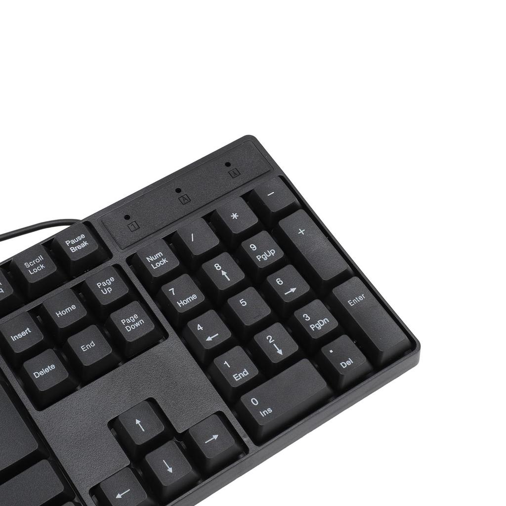 K1800 Wired USB 104 Keys Minority Language Keyboard Wired USB Gaming Keyboard for Home Plug and Play Keyboard, Keyboard, Russian/Spanish/French/Wired