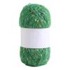 3 Rolls Comfortable Crochet Thread Rainbow Color Dot Mohair Yarn Hand Knitting Yarn Soft Yarn for Hat Blankets Scarves