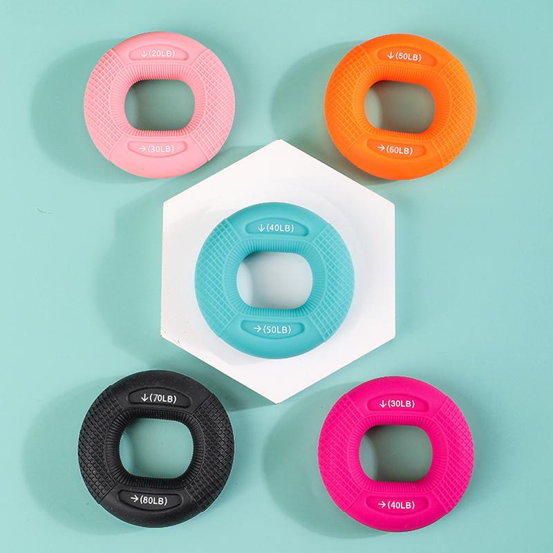 Mâner reglabil din silicon 20 până la 80 lbs Inel de prindere Antrenor antebraț Expander încheietura mâinii Mușchi Exercițiu Sală de fitness