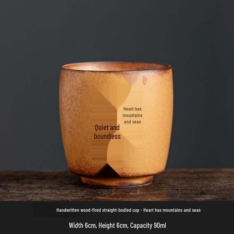 Hand-Fired Ceramic Teacup
