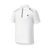 Fila Tennis Solid Color Sports Texture High-End Minimalist Short Sleeve Polo Men Polo Bright-White A11M433107FWT