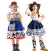 Story Toy Jessie Cosplay Dress Set Clothing Halloween Party Stage Performance