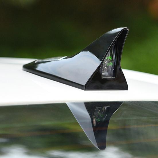 Shark Fin Solar Car Flash Energy Powered Light Strobe Emergency Warning Lamp