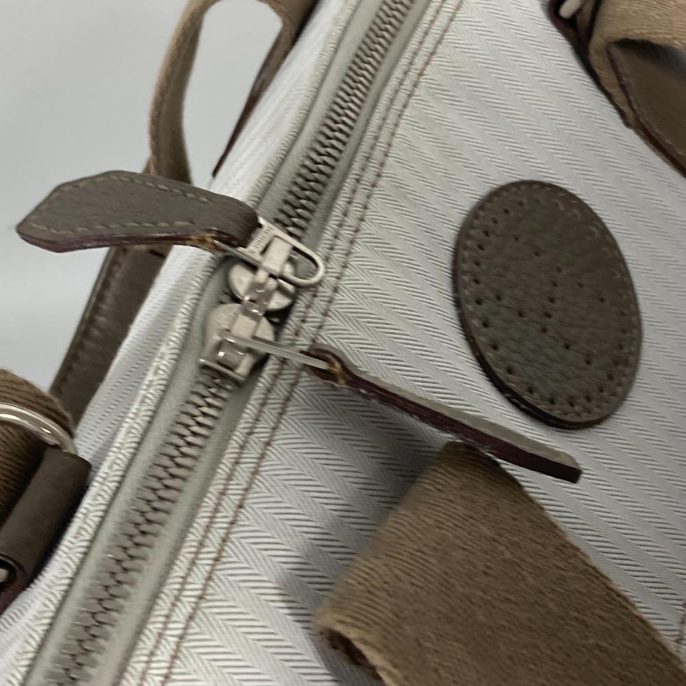 HERMES Sac de Golf 40 Bags Golf Bags Hand Bag Beige/White