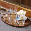 Blue Phantom Crystal Glass Kung Fu Tea Set