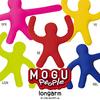 MOGU Bead Cushion Character Blue People Long Arm length (Total approx. 105cm)