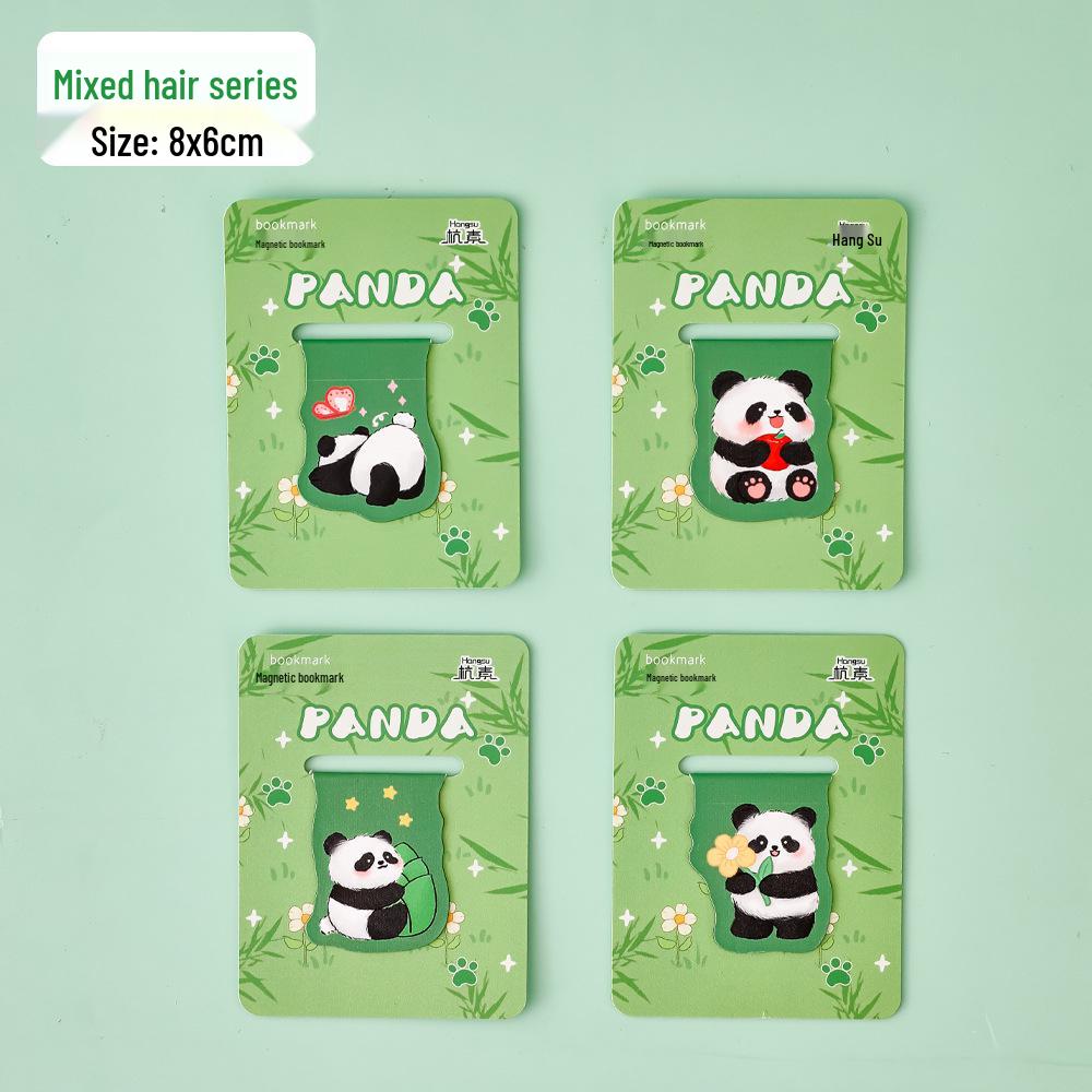 Adorable Panda Bookmark - Creative Student Reading Page Holder and Stationery Gift