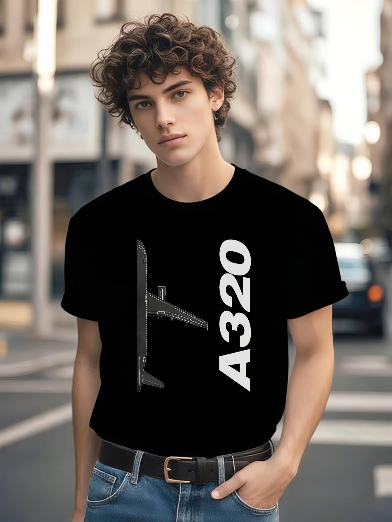 A320-1 Unique Civil Aviation Airbus Leisure Summer Things for Men Women T-shirt XXXXL