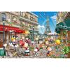 EPOCH Peanuts Snoopy In Paris 1000-Piece Jigsaw Puzzle with Glue and Spatula 50x75cm