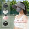 Sun Protection Foldable Shawl Hat Breathable Outdoor Bucket Hat Women's Sun Hat  Sun Protection