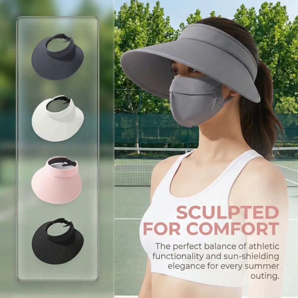 Sun Protection Foldable Shawl Hat Breathable Outdoor Bucket Hat Women's Sun Hat  Sun Protection