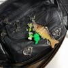 Creative Angler Gift Keychain Detailed Fish Imitation Design Sturdy Resin Key Ring Creative Fishing Key Accessories