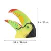 Interactive Toucan Toy for Stage Performance Kids Hand Puppet 23X22.5X10CM Role Play 1Pcs