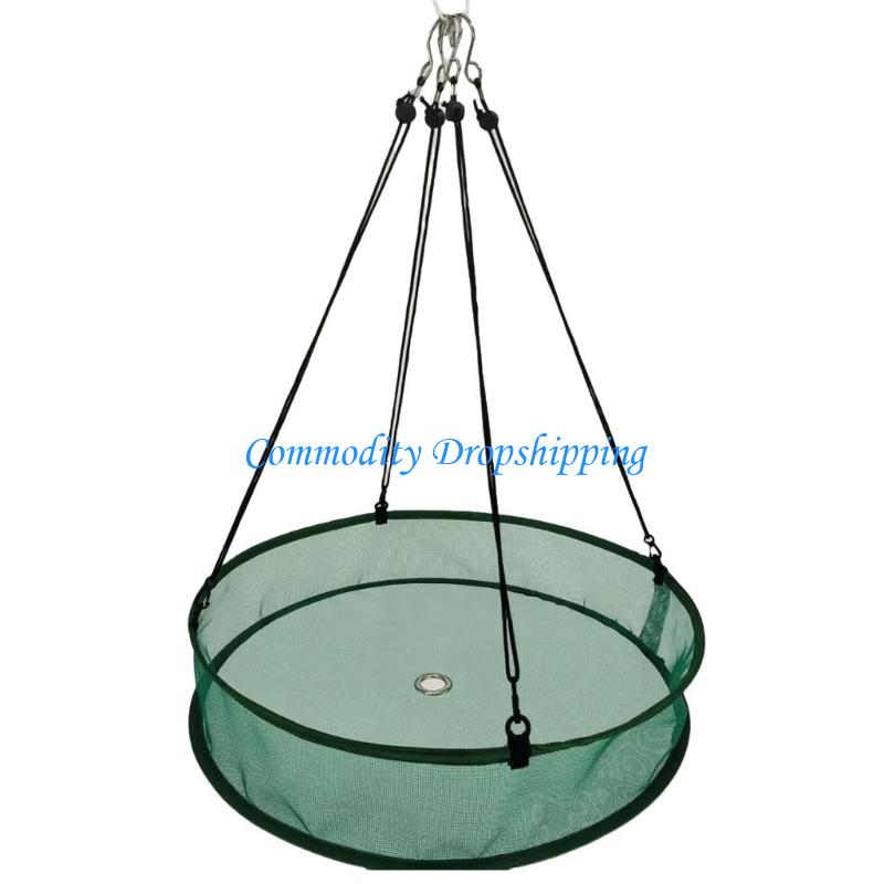 Y5JC Weather Resistant Garden Bird Feeding Catcher Tray Reinforced Mesh Structure Feeder Platform for Food Containment
