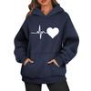 Womens Hoodies Oversized Sweatshirts Long Sleeve Casual Pullover Hooded Sweatshirt Tops