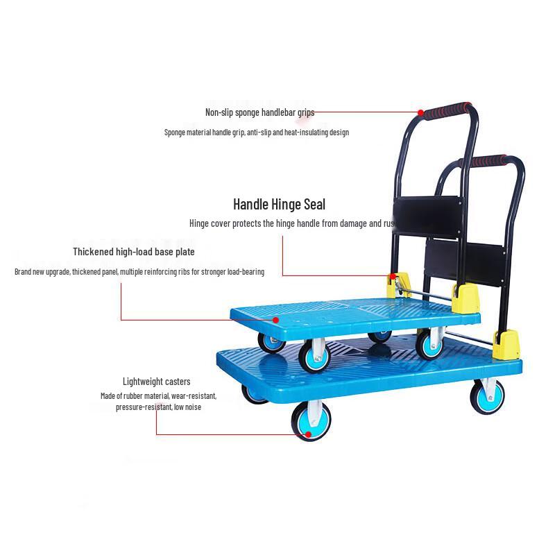 Sushic Folding Silent Platform Hand Truck