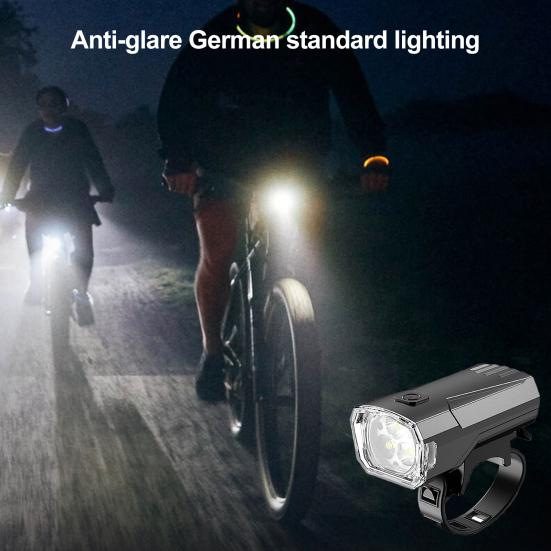 Vodotěsné režimy Světlomet na kolo Nastavitelný Dobíjecí USB Univerzální MTB Silniční Horské kolo Noční jízda LED Přední světlo