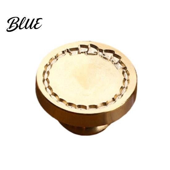 Gift Wrapping Wax Seal Minimalist Frame Stamp Head Solid Brass Engraved Sealing Retro Replacement Heads for Envelope Packaging Journal Card