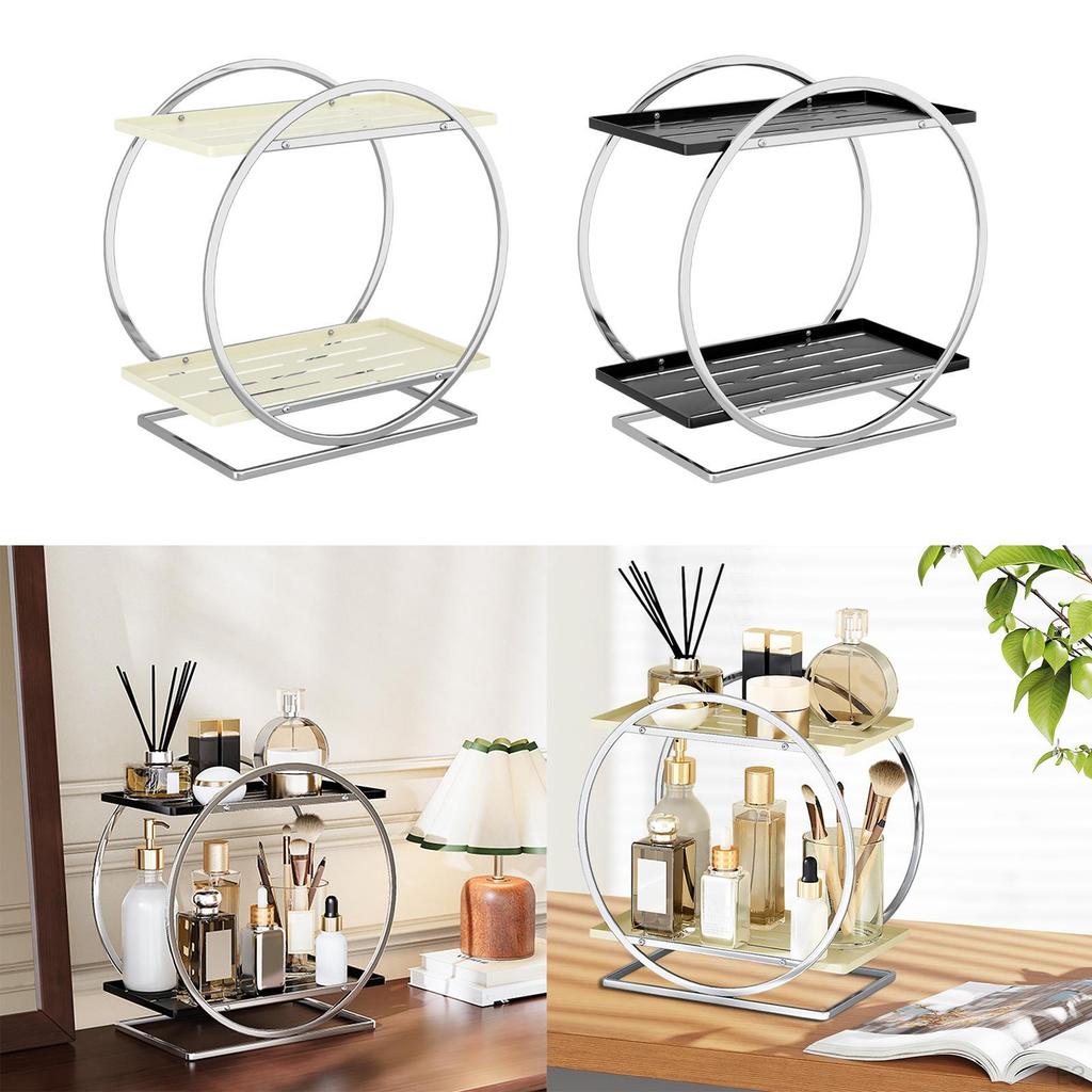 Organizer na blat łazienkowy Półka na kosmetyki do pielęgnacji skóry Solidny wielofunkcyjny regał do przechowywania Makijaż