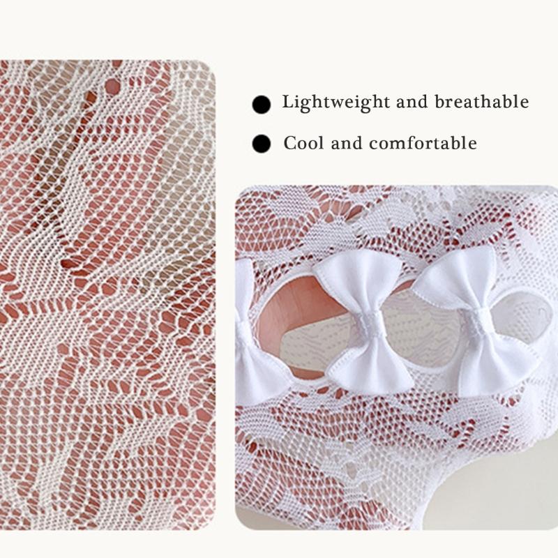 Ballet Inspired Lace Trim Leg Warmer for 3-13Y Girls Stretchy Ribbed Cuffs Soft Combed Cotton Leggings Accessories