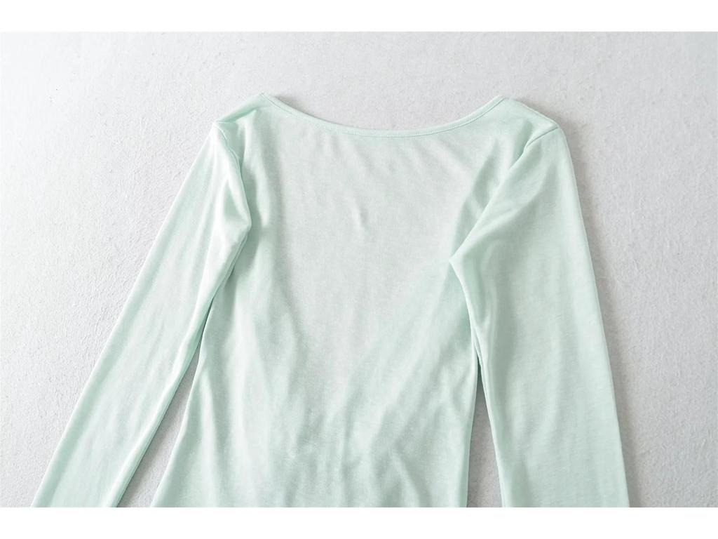 Halter Neck Chest-Pad Vest Top with Long-Sleeve Flowing Collar Cover-Up - Women's Two-Piece Hot Girl Set