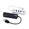 Power Strip with 3 USB Ports, 2.0 Hub, Cable Hub, and All-in-One TF/SD Card Reader Splitter