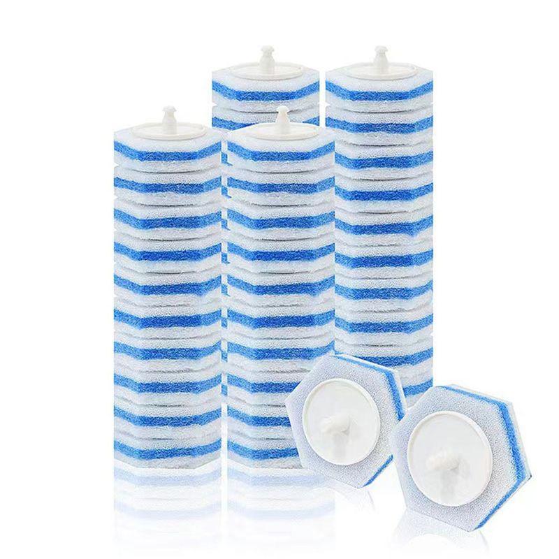 A84X-100PCS Upgraded Toilet Wand Refills For Disposable Wand Heads Most Toilet Wand Refills For Toilet And Bathroom Cleaning