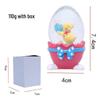 Easter Cute Glass & Resin Bunny Egg Ornaments for Window & Courtyard Decor