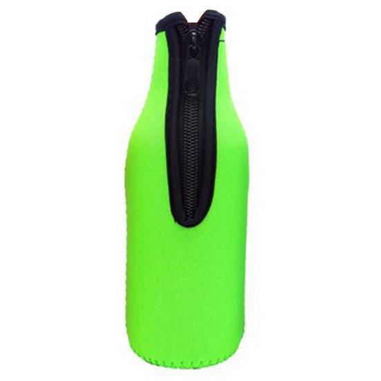 330ml Zip Sleeves Beer Bottle Holder Thick Home Bar Neoprene Insulated Cover