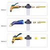 Wash Hoses Spray Nozzle Solution Dispenser Engine Flush Mixer with Liquid Flow for Remover Quick Connection