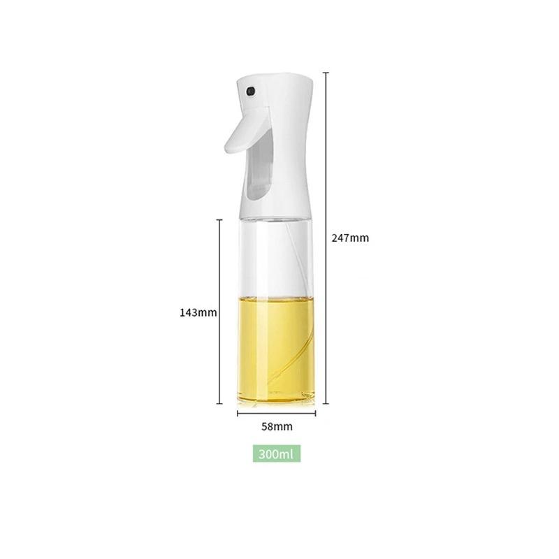 Home Outdoor Seasoning, Soy Sauce Vinegar, Wine And Oil Control Pot New Press Type Oil Spray Pot 200ml 300ml 500ml Oil Spray Pot
