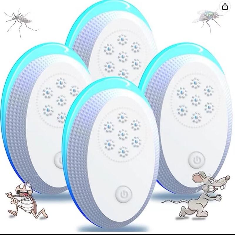 Light-Controlled Ultrasonic Pest Repellent Night Light