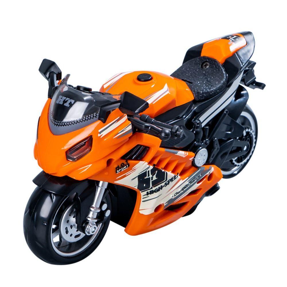 Lights Motorcycle Racing Toy Racing Car Model Mini Motorcycles Music Toy  Children