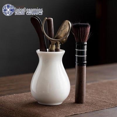 Sushih White Porcelain Tea Ceremony Six Gentlemen Set