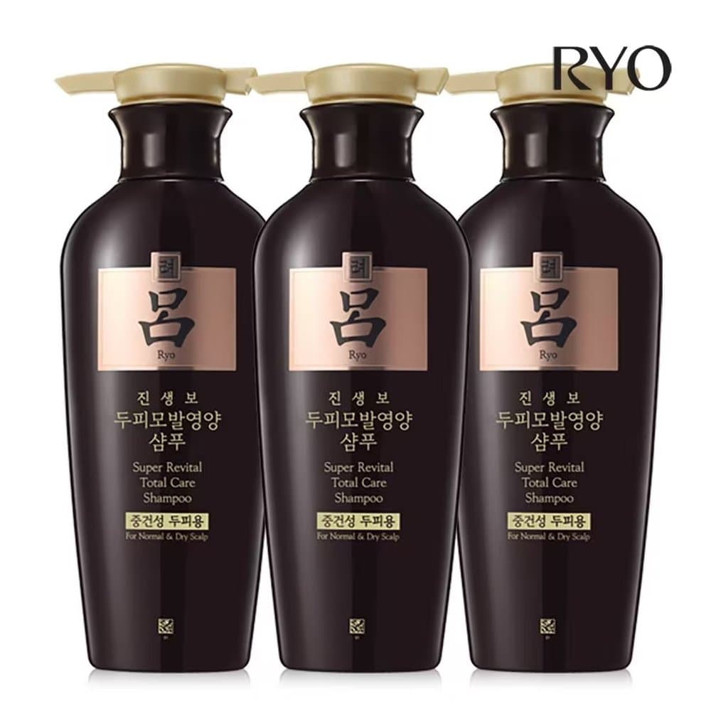

Ryeo Jinsaengbo Shampoo (for normal to dry hair) 400ml x 3