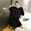 Women's Summer Cartoon Pajamas: Loose-Fit, Short-Sleeved, Casual National Tide for Cute Home Wear