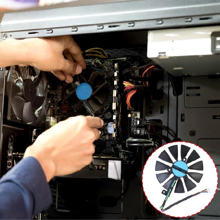 GPU Fan for FDC10U12S9-C 2070 Graphics Cards Enhances Cooling With 4/6/7Pin Designing for Easy Setting