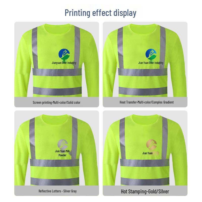 Sicherheits-Reflex-Langarm-Polo: Schnelltrocknend, Atmungsaktiv, UV-Schutz für Baustellen