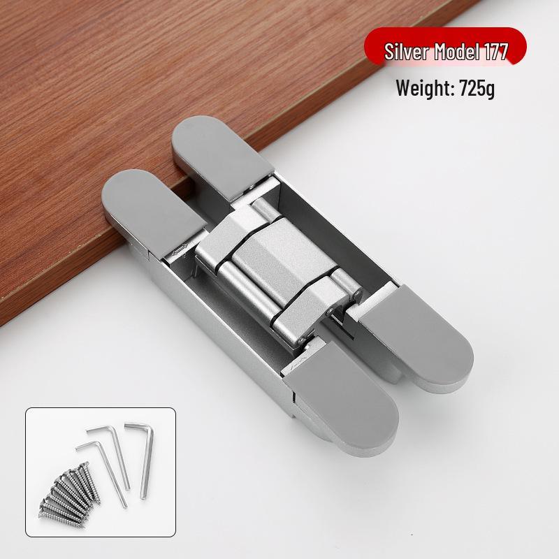 Three-Dimensional Adjustable Concealed Door Hinge for Hidden and Folding Doors