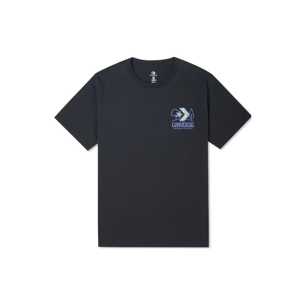 Converse Set-in Sleeve T-Shirt Men's Black 10023269-A02