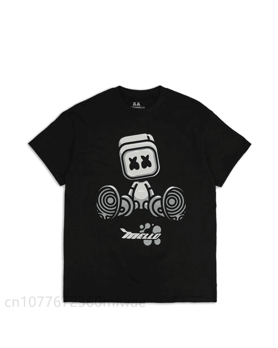 

Marshmello Men s fashion T-shirt Men s Fashion Short Sleeve Face Keep It Mello Print Tee Shirts Cotton Shirt Women Tshirt 4XL