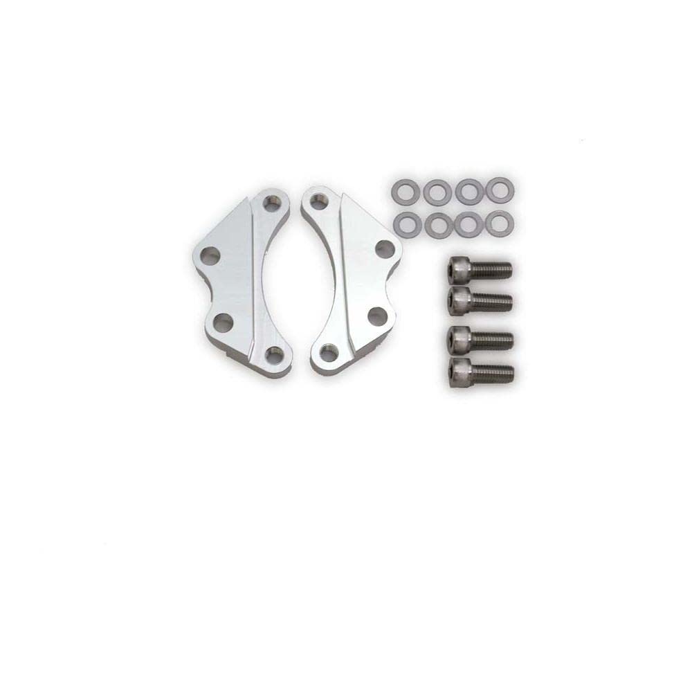 

Plot Caliper Support [Brembo 40mm Pitch] Silver Double Disc PCS425